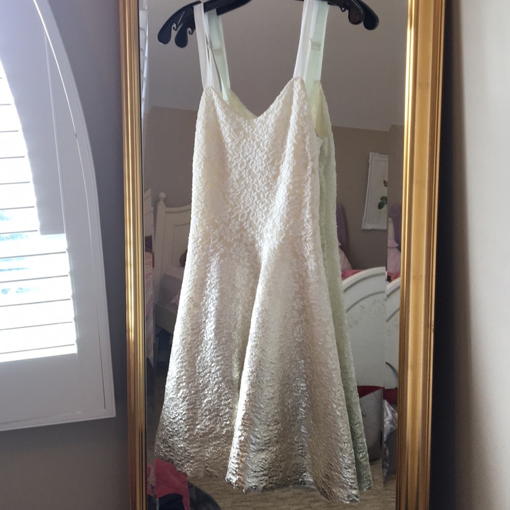 Free People gold dipped new dress